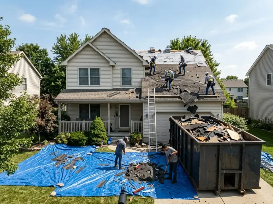 roof-replacement-debris-remova-004 — frequently asked questions, Cheapest Dumpster Rentals in Union City, IN
